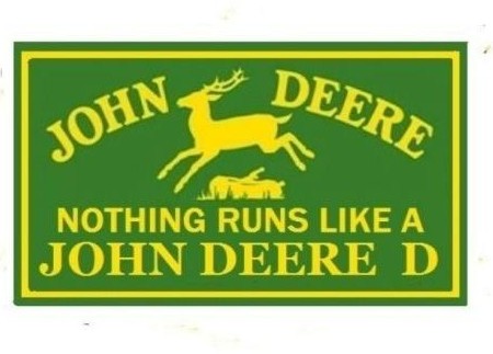Слоган John Deere «Nothing runs like a Deere»